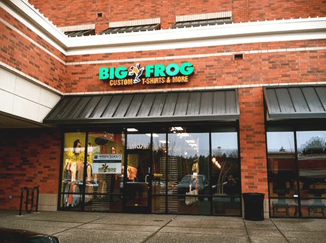 Big Frog Custom T-Shirts Franchise