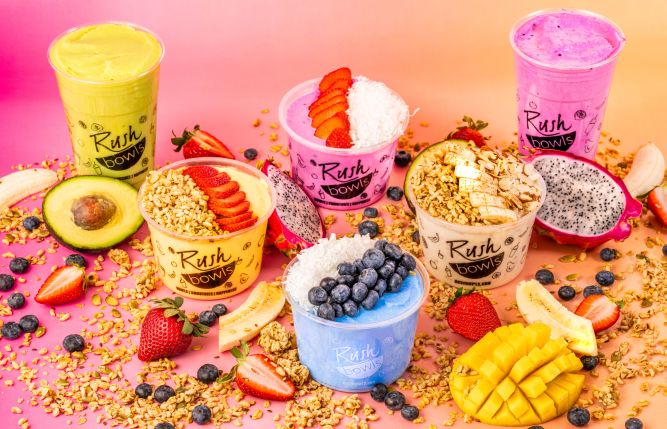 Rush Bowls Franchise healthy food smoothies