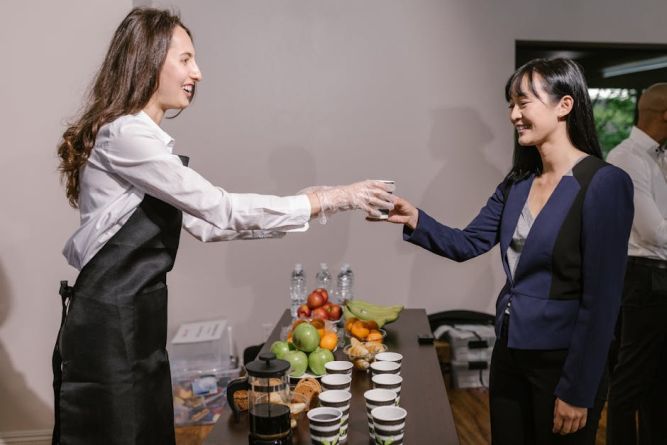Corporate Caterers Franchise Event Setting