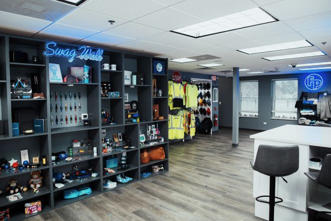 Fully Promoted Franchise Showroom