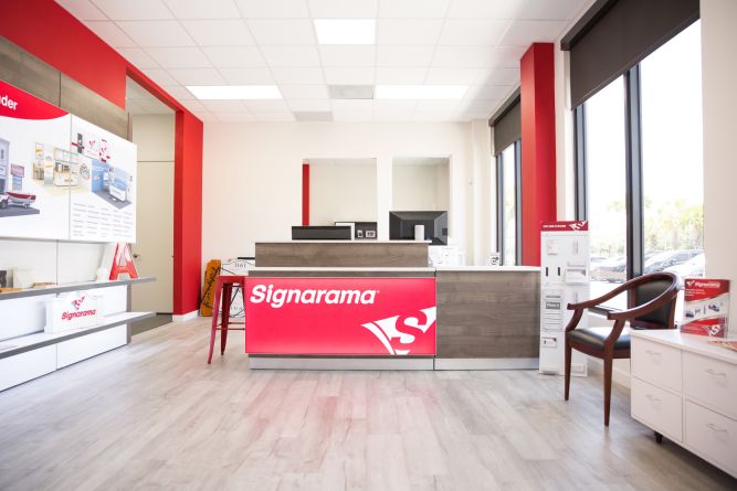 Signarama Franchise Lobby