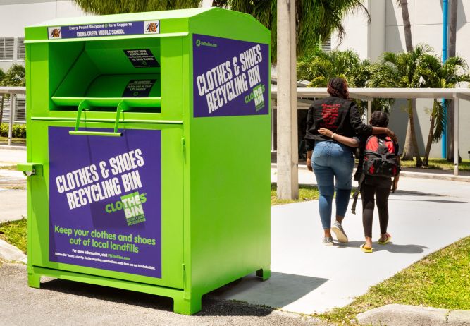 Clothes Bin Recycling Franchise