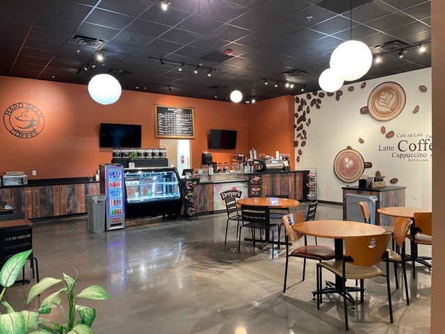 Hard Bean Coffee Shop Interior