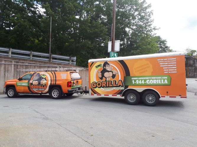 Gorilla Property Services Franchise Trailer