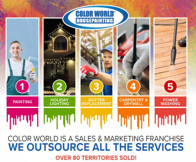 Color World House Painting Franchise 2022 Costs & Fees