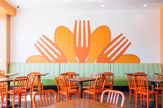 Rachel's Kitchen Franchise inside decor