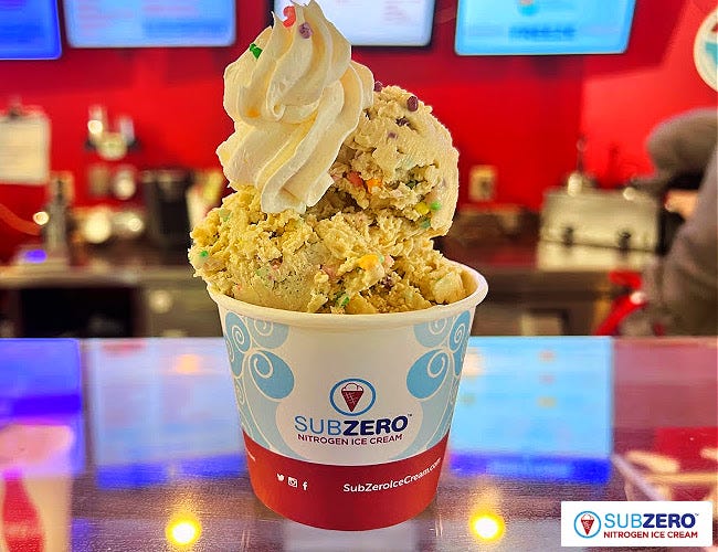 Sub Zero Nitrogen Ice Cream Franchise