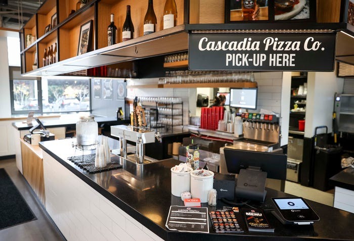 Cascadia Pizza Co: Wood Fired Pizza Inside View
