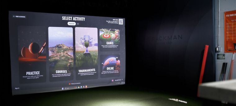 The Golf Crypt Franchise Golf Simulator Setup
