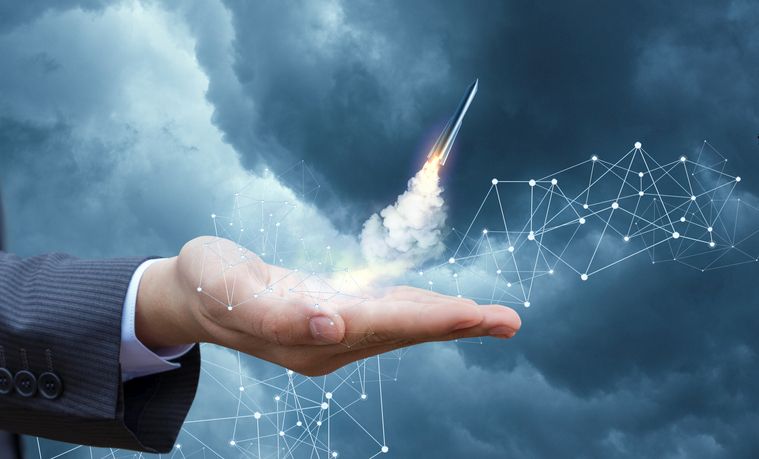 Rocket taking off signifies fastest growing franchises by state
