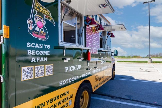 Stadium on Wheels Franchise Food Truck ready for business