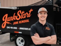JunkStart Franchise Truck and Crew