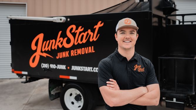 JunkStart Franchise Truck and Crew