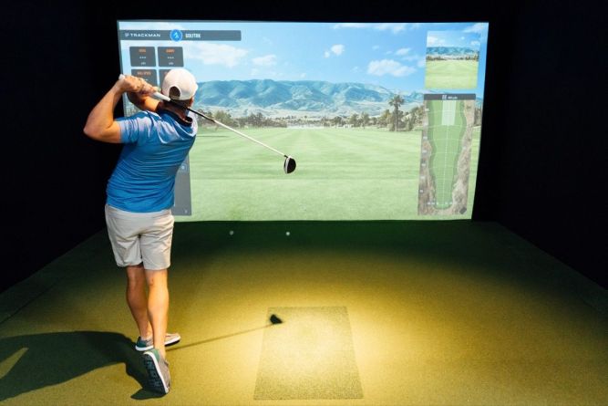GOLFTRK Franchise indoor golf practicing