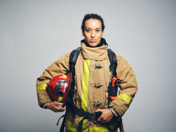 Helpful Heroes Franchise female firefighter