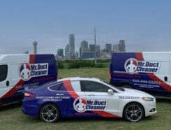 Mr. Duct Cleaner Franchise Truck Fleet