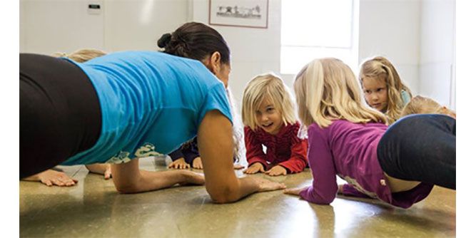 Stretch-n-Grow Franchise stomach drill for kids